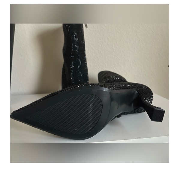 ‼️WOW‼️Zara - STUNNING‼️Rhinestone high heel ankle boot🤩 - Picture 9 of 11